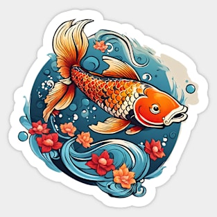 Koi Fish Sticker